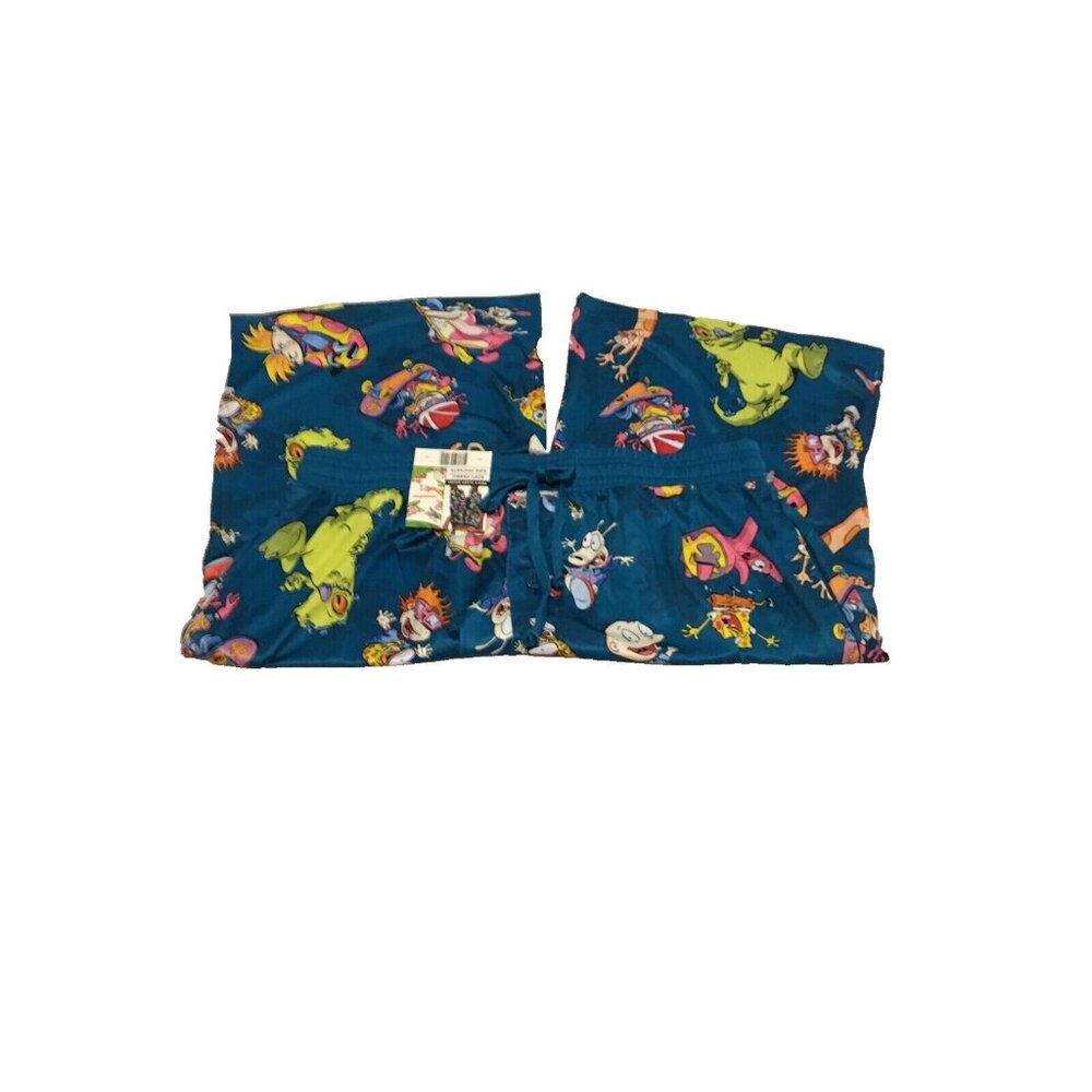 Nickelodeon Cartoon Soft Fabric Side Pockets Sleep Shorts Men's Size L 36-38 NWT